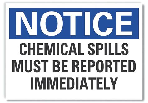 Lyle Chemicals Notice Label Sign Format Ansiosha Format Chemical