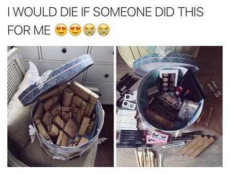 Maybe you would like to learn more about one of these? Makeup gift basket #ChrsitmasGift … | Cute surprises | Birth…