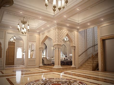 Islamic Interior Villa Qatar On Behance Luxury Bedroom Design Living