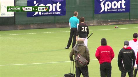 Game of some big chances but none of them hit the net. 4 Nations International Hockey - Game Six - England vs Germany - YouTube