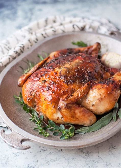 I add water so that i can strain the juices after it has finished cooking and freeze them. 23 Different and Impressive Ways To Cook Whole Chicken (With Pictures)