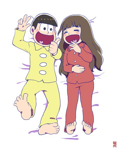 Matsuno Jyushimatsu And Jyushimatsus Girlfriend Osomatsu San And 1 More Drawn By Shachizaki