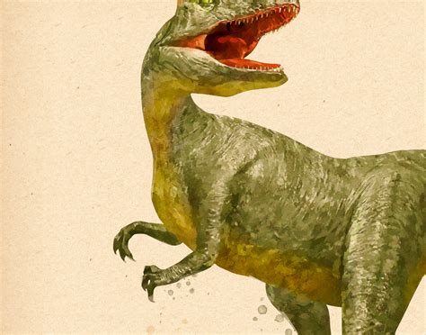 16 Vintage Dinosaur Art Prints Jurassic Dinosaurs Poster Etsy