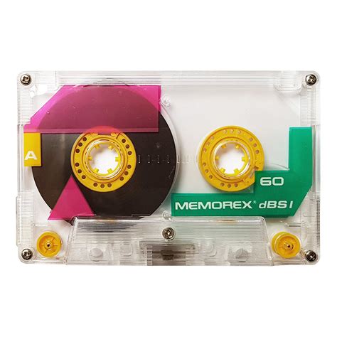 Memorex Dbsi C60 1989 90 Ferric Blank Audio Cassette Tapes Retro