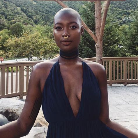 19 Stunning Black Women Whose Bald Heads Will Leave You Speechless Beautiful Black Women Bald