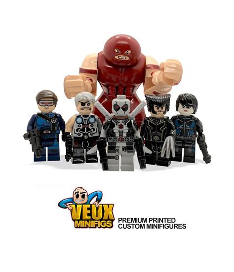 x force custom minifigure deadpool cable wolverine cyclops and more in 2022 lego wolverine