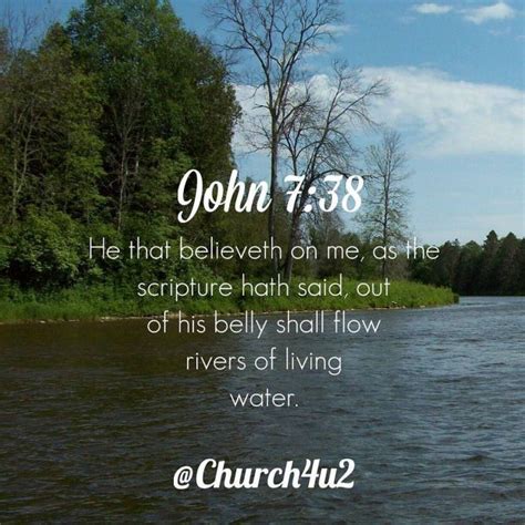John 7 38 “he That Believeth On Me As The Scripture Hath Said Out Of