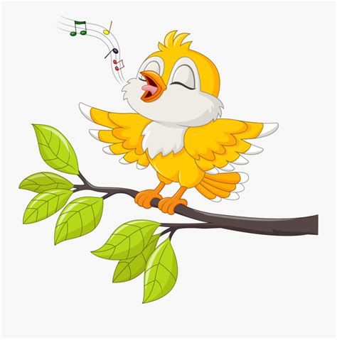 Bird Singing Stock Illustration Illustration Cute Singing Bird