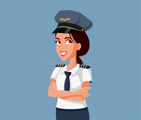 Female Pilot Stock Illustrations 2478 Female Pilot Stock