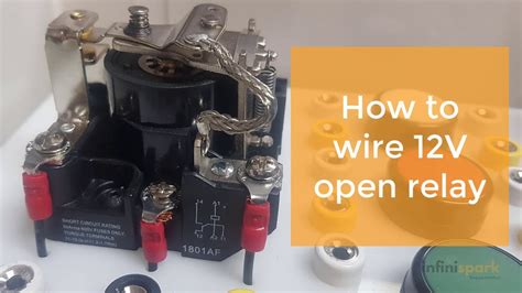 How To Wire A 12v Open Relay Youtube