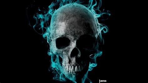 Flaming Skull Wallpapers 50 Images