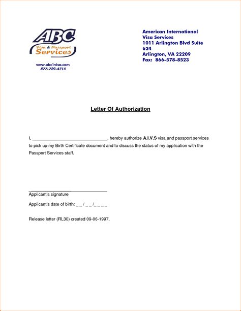 authorization letters authorizationlettersorg