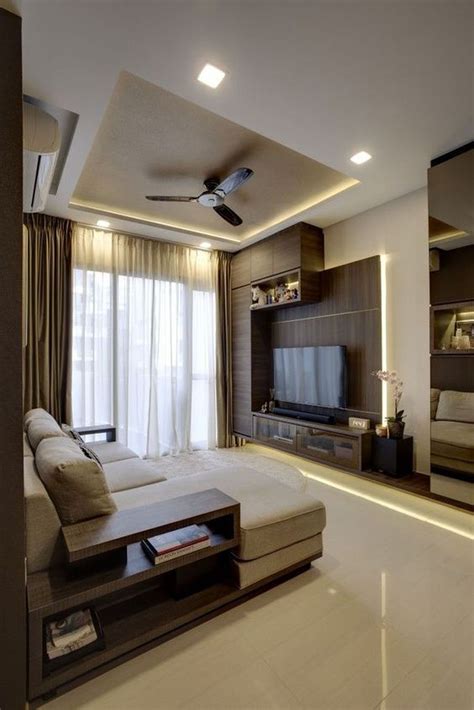 The led spotlights and chandeliers are the most common variants in the bedroom , for example. 70 Modern False Ceilings with Cove Lighting Design for ...