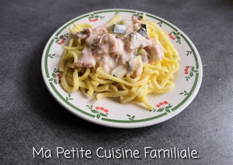 Top 10 Meilleures Recettes de Pâte à la crème saumon fumé et