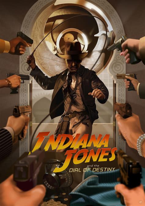 Indiana Jones And The Dial Of Destiny By Kirk Moffatt Home Of The Alternative Movie Poster