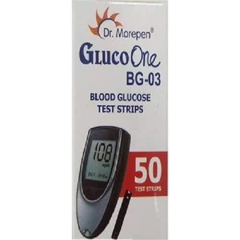 Buy Dr Morepen BG 03 Blood Glucose Test Strips 50s Pack Online At