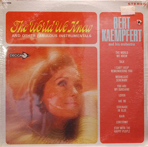 bert kaempfert and his orchestra the world we knew s s uncle eddies record collection