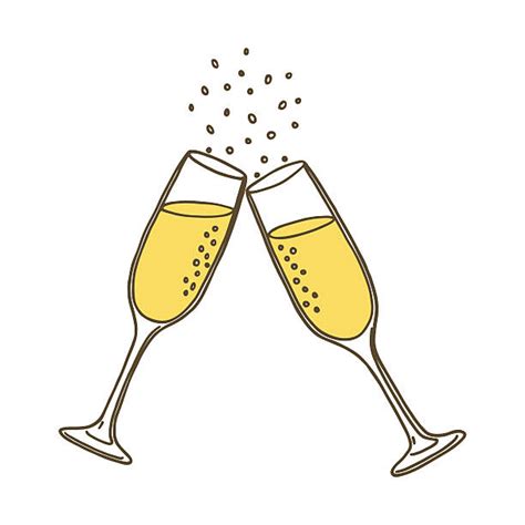 Royalty Free Champagne Glass Clip Art Vector Images And Illustrations Istock