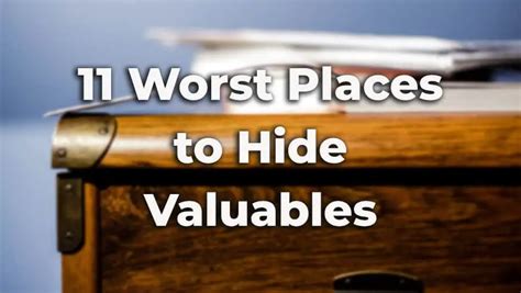 11 Worst Places To Hide Valuables And Money Dailyhomesafety