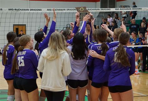 Bishop Leblond Volleyball Sweeps East Buchanan To Earn District Title