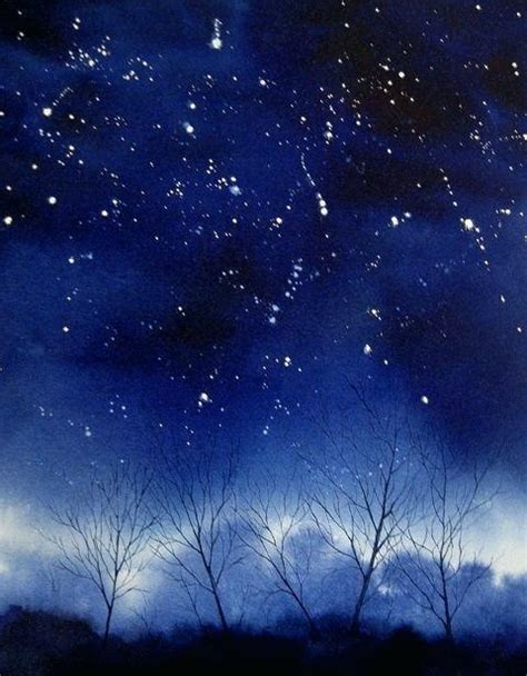 Night Watercolor At Getdrawings Free Download