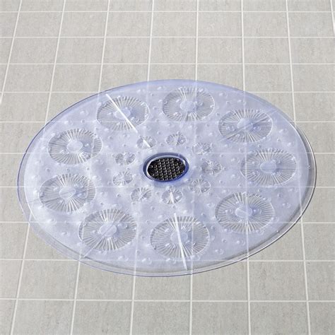 Wood bathtub heated water design. Round Shower Mat - Round Bath Mat - Circular Shower Mat ...