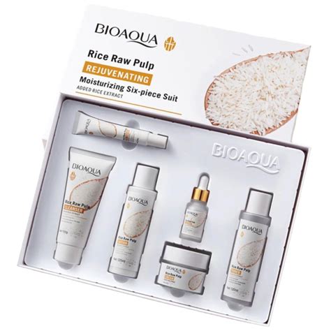 KIT DE LUJO ARROZ BIOAQUA X 6 UDS BIOAQUA – Magna Cosmetics