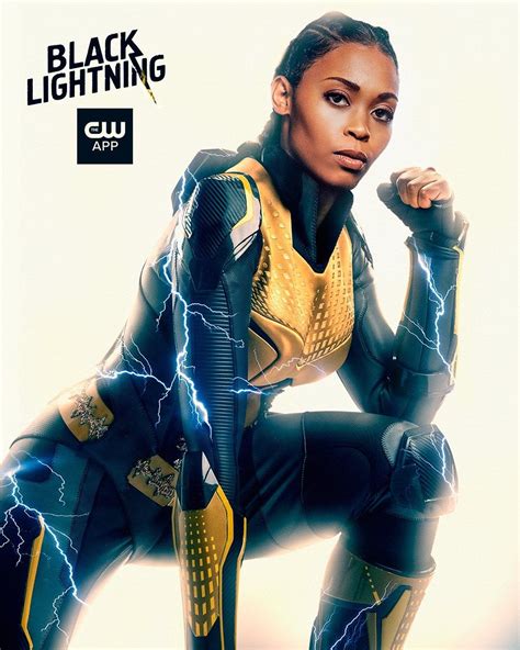 11 Of 13 Black Lightning Character Shots Thunder Anissa Pierce