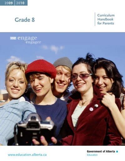 Grade 8 Curricular Handbook For Parents Alexandra Middle School