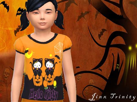 The Sims Resource Halloween Set For Little Girls Top