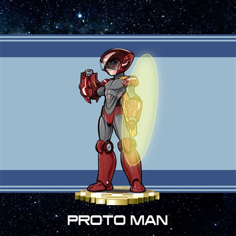 Mmredesign Proto Man By Adamwithers On Deviantart