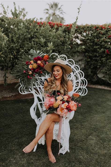 Palm Springs Bachelorette Party With Tropical Bohemian Vibes