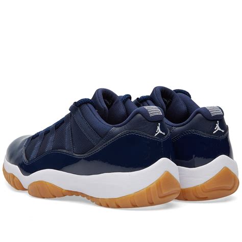 Nike Air Jordan 11 Retro Low Midnight Navy White And Gum End Europe