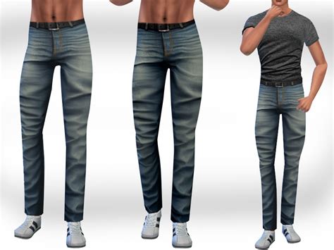 Straight Men Jeans By Saliwa From Tsr Sims 4 Downloads