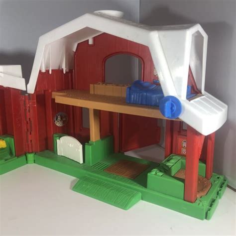 Fisher Price Little People Musical Foldable Farm Barn 2149 Vintage
