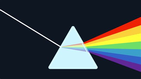 White Light Passes Through Prism Refraction Stock Footage Video 100
