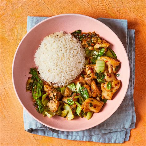 Taiwanese Basil Chicken Stir Fry And Sticky Rice Recipe Gousto