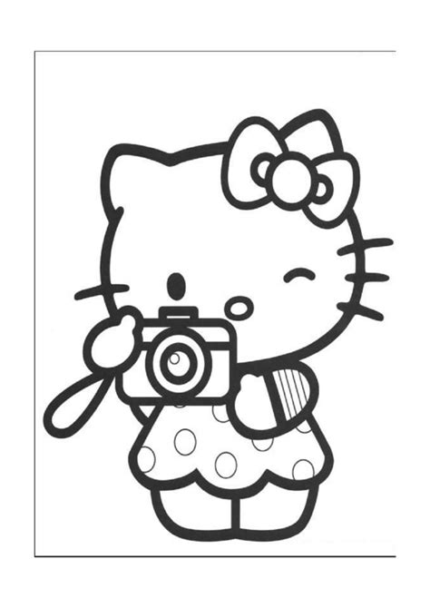 Coloriage en Ligne Hello Kitty 10