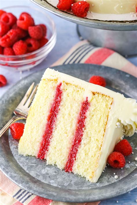 Raspberry Dream Cake Easy Vanilla Cake With Raspberry Filling