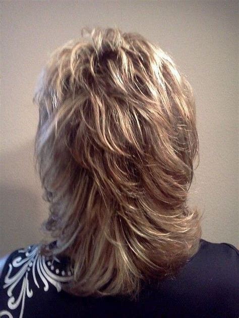 Hair production involves a specialized keratinization process. Shag from behind | Short hair with layers, Medium hair ...
