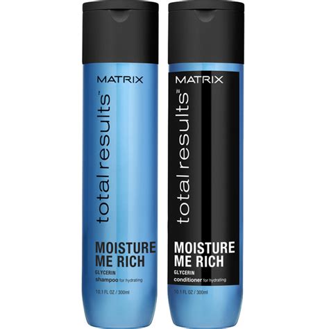 Matrix total results moisture me rich shampoo and conditioner (300ml
