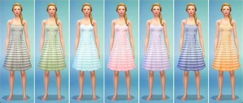 Martine Simblr Summer Dress Sims 4 Downloads