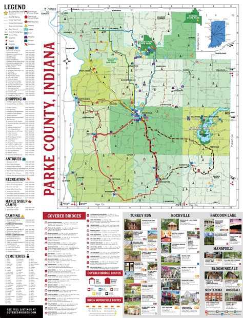 Map Of Covered Bridge Festival 2024 - Fae Georgie