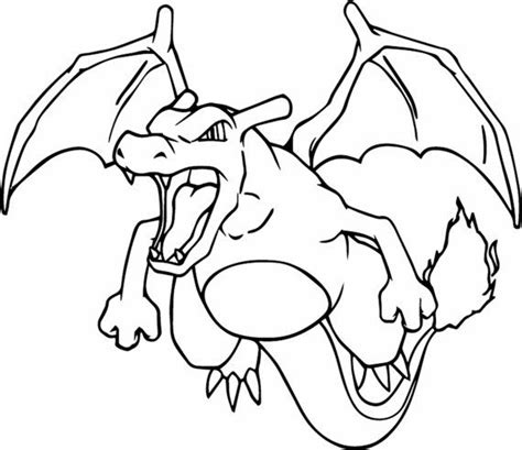 A Drawing Of A Dragon With Its Mouth Open