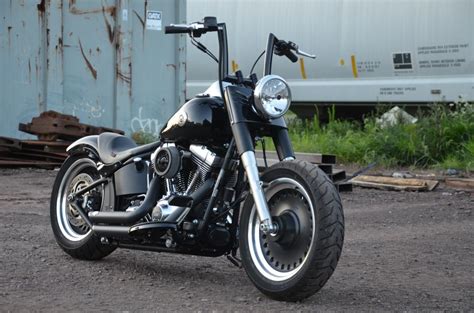 Pics of harley's softail slim with our fender conversion kit, battery cover, solo seat kit and other parts. Who's got mini-apes? - Page 12 - Harley Davidson Forums