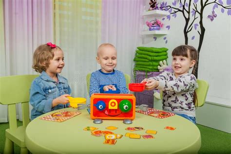 Children Play Board Games Stock Image Image Of Cheerful 112890455