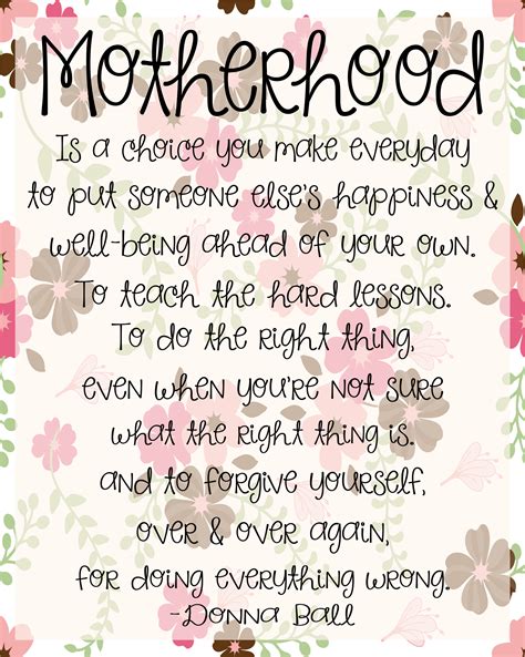 Motherhood And Patience Happy Mother Day Quotes Happy