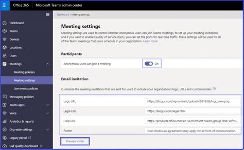 Guests will receive an invite, and will be able to join via a quick. How to customize Microsoft Teams meeting email invitation ...