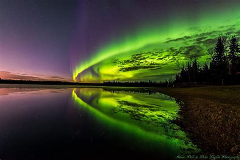 Northern Lights Seen Late Last Year Near Fairbanks Alaska Photo