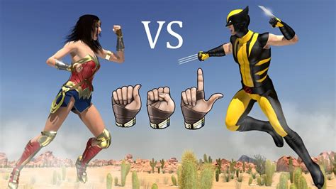 Wonder Woman Vs Wolverine Youtube